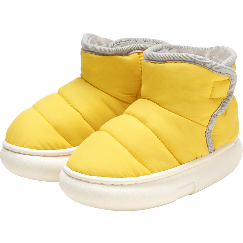 Dječje zimske papuče s plišanim podstavkom, unutarnja antislip PVC potplat, Velcro zatvarač, debeli dizajn