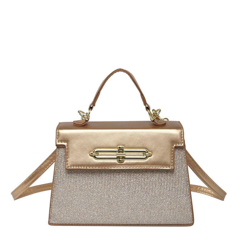 PU Crossbody Kvadratna Torbica s PU Podlogom, Horizontalni Oblik, Pokriven Otvor, Ljeto 2025