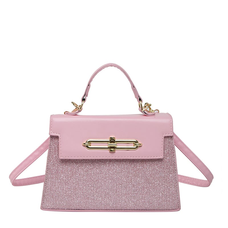 PU Crossbody Kvadratna Torbica s PU Podlogom, Horizontalni Oblik, Pokriven Otvor, Ljeto 2025