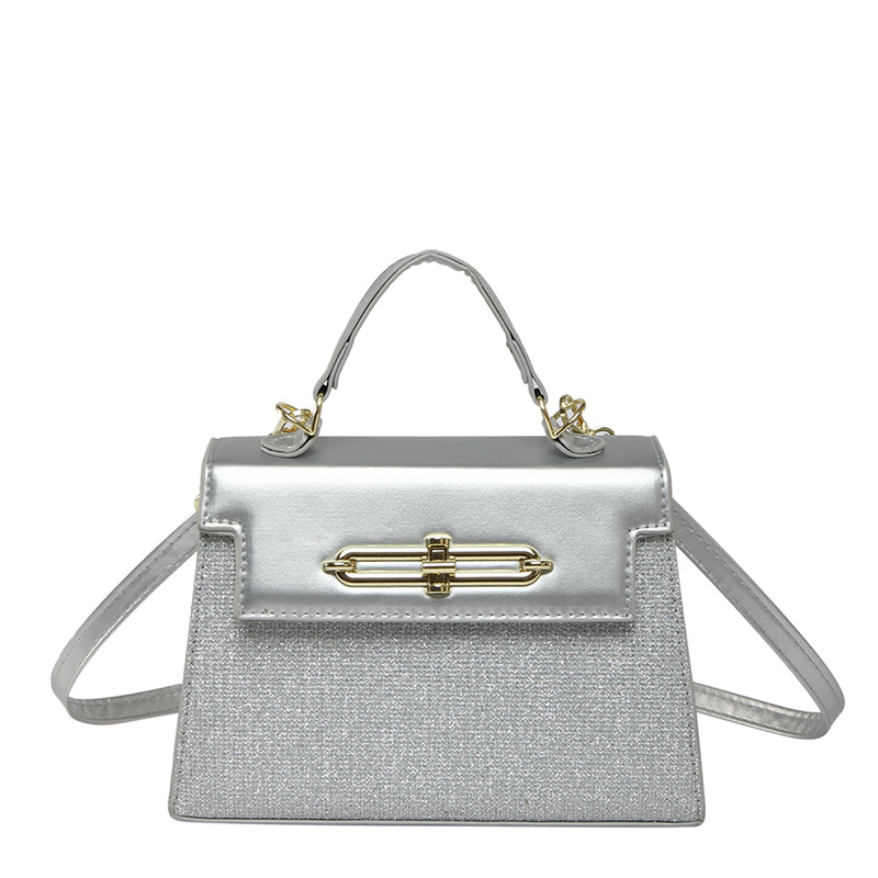 PU Crossbody Kvadratna Torbica s PU Podlogom, Horizontalni Oblik, Pokriven Otvor, Ljeto 2025