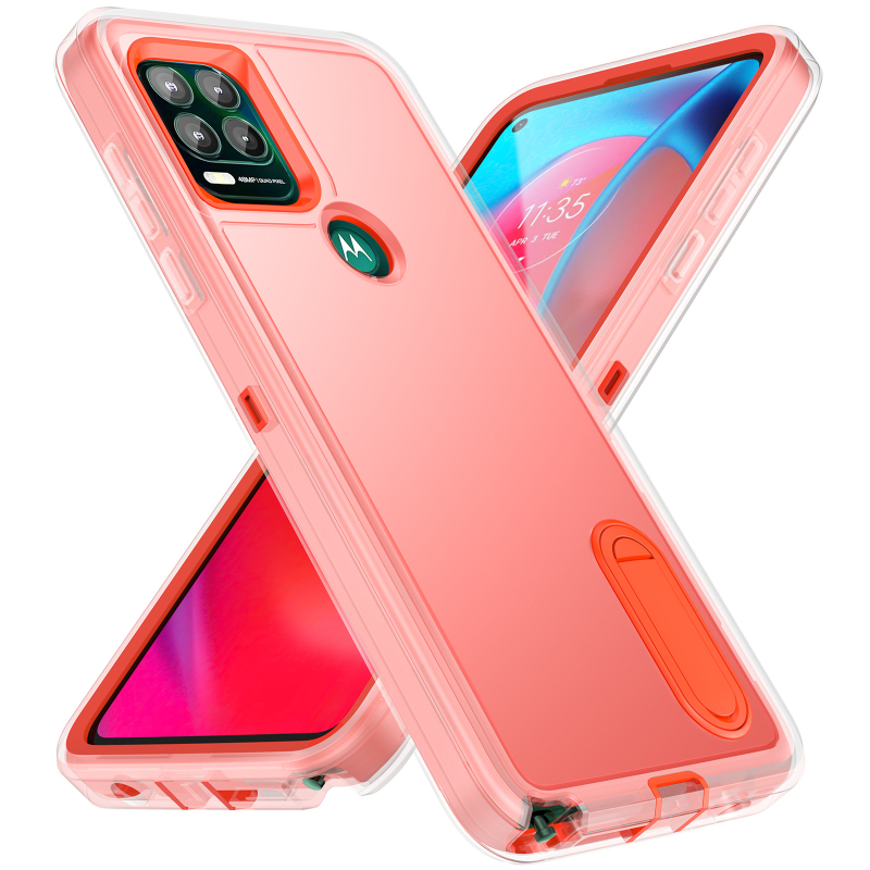 Θήκη Motorola Moto G Play με βάση στήριξης, TPU+PC υλικό, προστασία από πτώσεις
