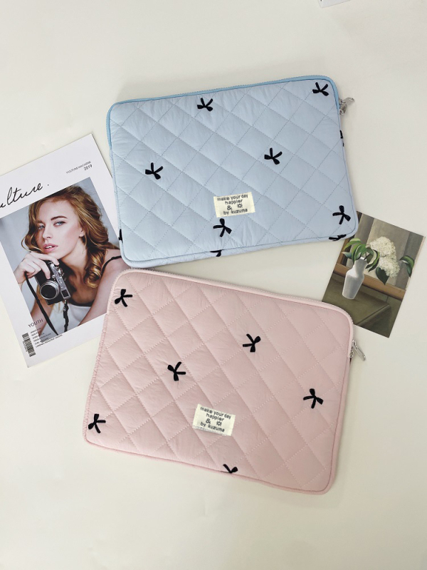 Nylon torba za prijenosno računalo s unutarnjom podstavom za Apple MacBook iPad - ultralak, otporan na udarce, podstava od poliestera, za žene