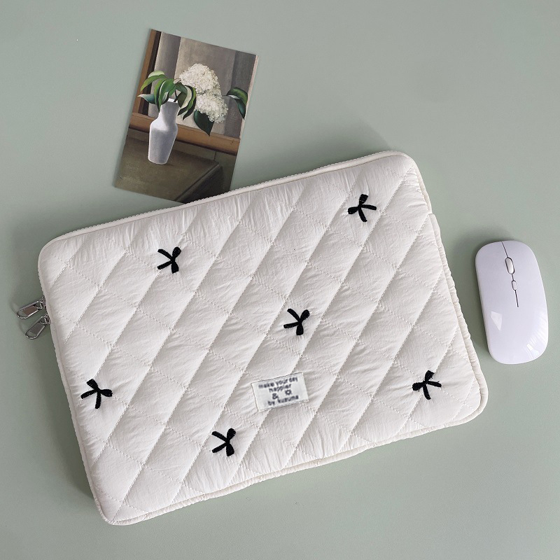 Nylon torba za prijenosno računalo s unutarnjom podstavom za Apple MacBook iPad - ultralak, otporan na udarce, podstava od poliestera, za žene