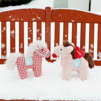 Висулка за чанта Little Horse Pendant 05 — вълнен плюш, карикатурен принт, декоративно украшение, пролет 2026, стил национален тренд