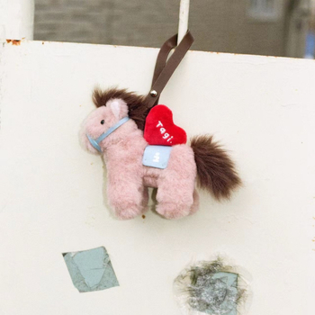 Висулка за чанта Little Horse Pendant 05 — вълнен плюш, карикатурен принт, декоративно украшение, пролет 2026, стил национален тренд