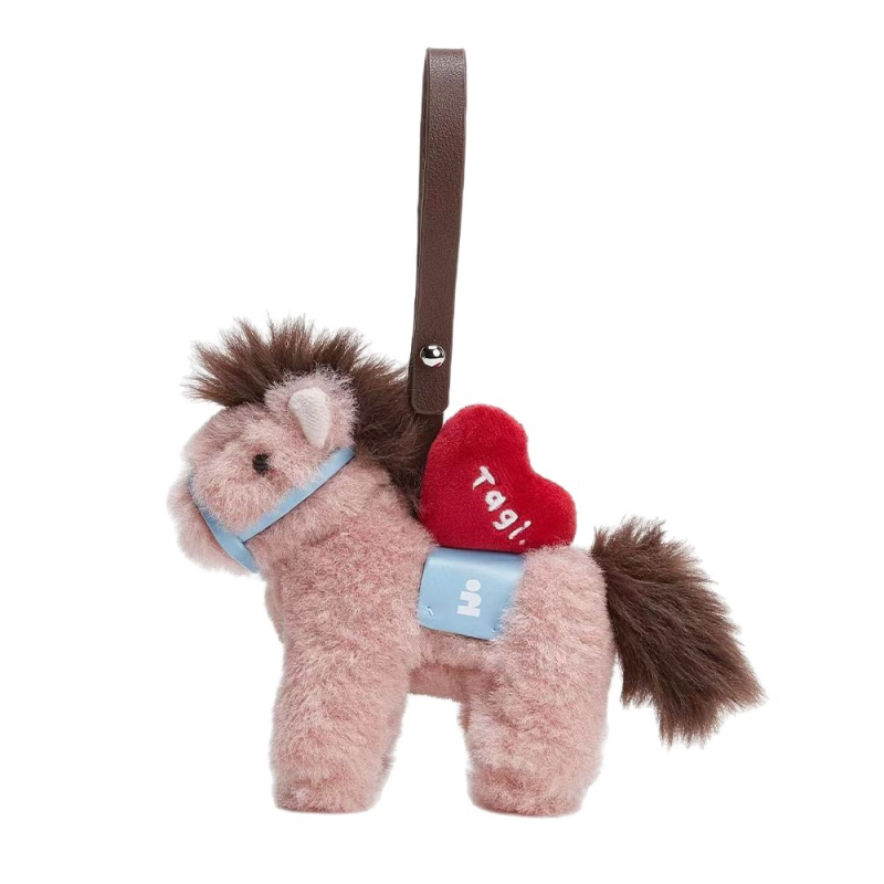Висулка за чанта Little Horse Pendant 05 — вълнен плюш, карикатурен принт, декоративно украшение, пролет 2026, стил национален тренд