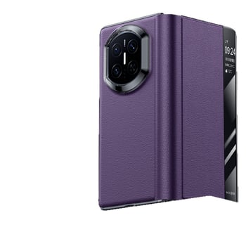 Kožený obal na Huawei Mate X7 s držiakom, Nappa textúra s dierkami, odvádzanie tepla