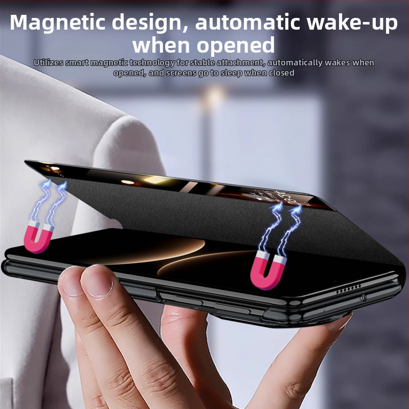 Kožený obal Huawei Mate X7 z pravej Nappa kože s dierovaným vzorom, X5X6 inteligentné okno-stojan ochrana
