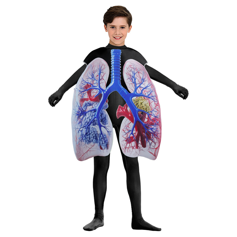 Kostim za Halloween za pozornicu s digitalnim printom na spužvastom materijalu, unisex, dizajn srca, Nademburg, jesen 2025