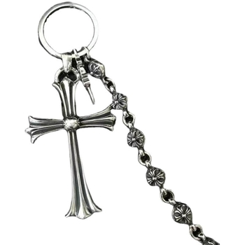 Viseći križ-mač kolica Cross Sword – Retro Punk Hip-Hop, unisex, bakar, elektroplatiniranje, model xl33-36, uzorak: križ/kruna/romanske brojke