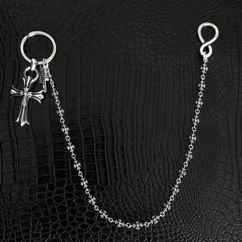 Viseći križ-mač kolica Cross Sword – Retro Punk Hip-Hop, unisex, bakar, elektroplatiniranje, model xl33-36, uzorak: križ/kruna/romanske brojke