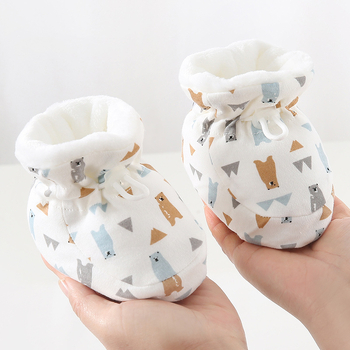 Cipele za prve korake bebe, pamukni gornji dio, unisex, 6–12 mjeseci, sladak stil