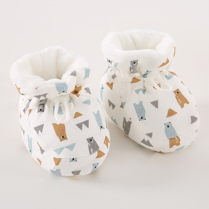 Cipele za prve korake bebe, pamukni gornji dio, unisex, 6–12 mjeseci, sladak stil