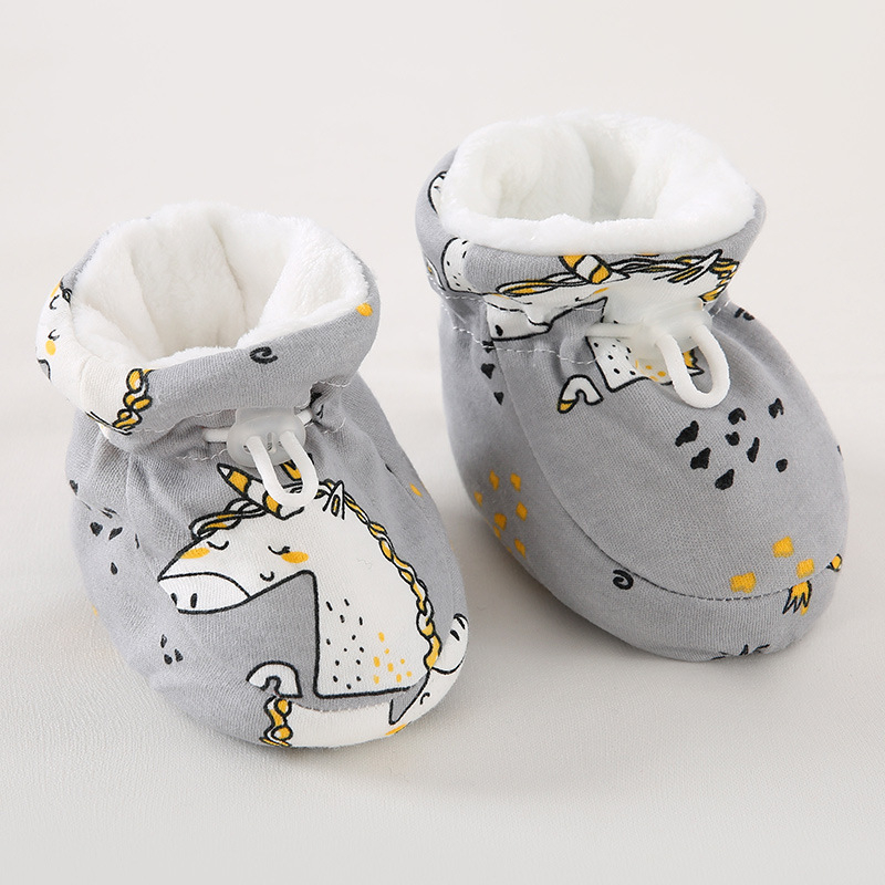 Cipele za prve korake bebe, pamukni gornji dio, unisex, 6–12 mjeseci, sladak stil