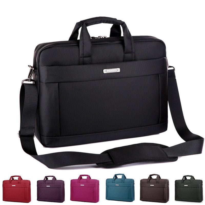 Unisex αδιάβροχη επαγγελματική τσάντα με θήκη για φορητό υπολογιστή και εσωτερικά πολλαπλά τσεπάκια