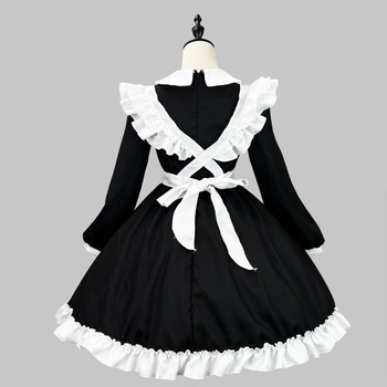 Kostim cosplay službenice s dugim rukavima, japanskog stila — Zi Xiao; unisex; za igre/anime uloge; poliester; glavni sadržaj materijala 100%