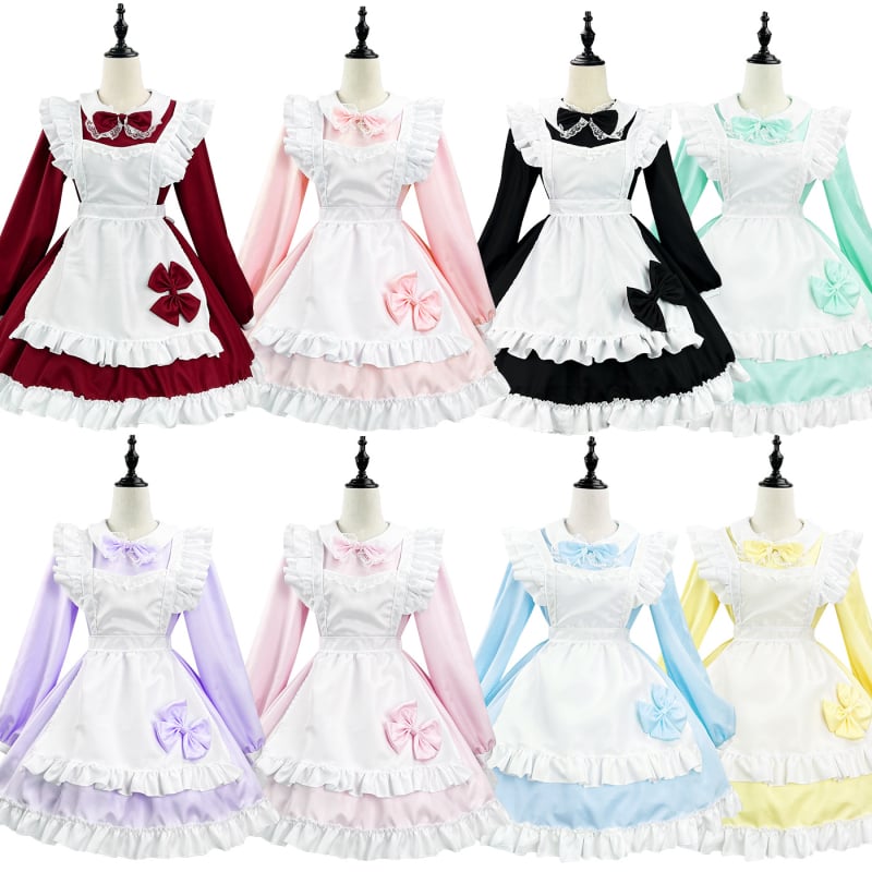 Kostim cosplay službenice s dugim rukavima, japanskog stila — Zi Xiao; unisex; za igre/anime uloge; poliester; glavni sadržaj materijala 100%