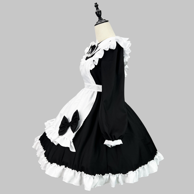 Kostim cosplay službenice s dugim rukavima, japanskog stila — Zi Xiao; unisex; za igre/anime uloge; poliester; glavni sadržaj materijala 100%