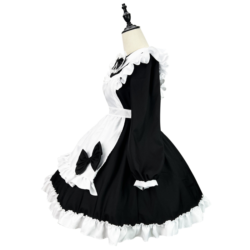 Kostim cosplay službenice s dugim rukavima, japanskog stila — Zi Xiao; unisex; za igre/anime uloge; poliester; glavni sadržaj materijala 100%