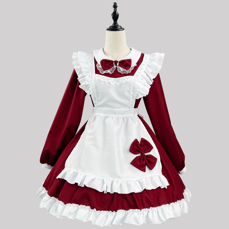 Kostim cosplay službenice s dugim rukavima, japanskog stila — Zi Xiao; unisex; za igre/anime uloge; poliester; glavni sadržaj materijala 100%