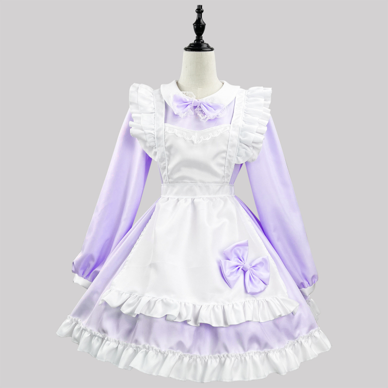 Kostim cosplay službenice s dugim rukavima, japanskog stila — Zi Xiao; unisex; za igre/anime uloge; poliester; glavni sadržaj materijala 100%