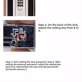 Κλειδαριά βαλίτσας με κωδικό – ABS, μοτίβο Ρόζ Κλειδί, TSA συμβατό