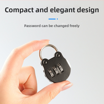 Brava s lozinkom, mini model od cinkove legure, XSMMS, za prtljagu, ruksak, ormar i vrata (Materijal: cinkova legura; Model: XSMMS; Kod: Cx-yh-xsmms)