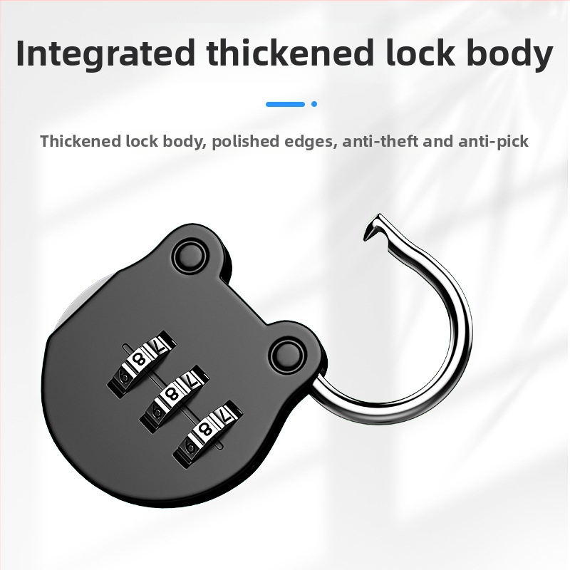 Brava s lozinkom, mini model od cinkove legure, XSMMS, za prtljagu, ruksak, ormar i vrata (Materijal: cinkova legura; Model: XSMMS; Kod: Cx-yh-xsmms)