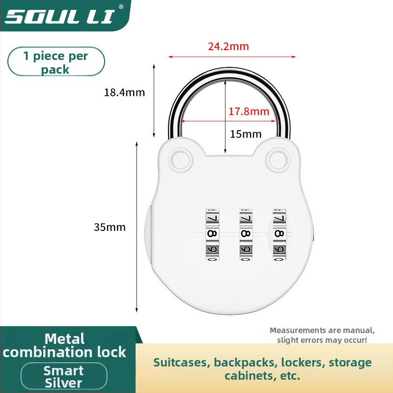 Brava s lozinkom, mini model od cinkove legure, XSMMS, za prtljagu, ruksak, ormar i vrata (Materijal: cinkova legura; Model: XSMMS; Kod: Cx-yh-xsmms)