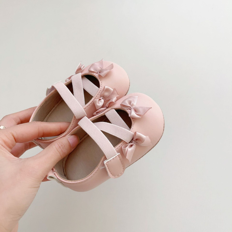 Dječje cipele u stilu princeze, Velcro kopčanje, gornji materijal od sintetičke kože, prozračne, protuklizna PVC potplata