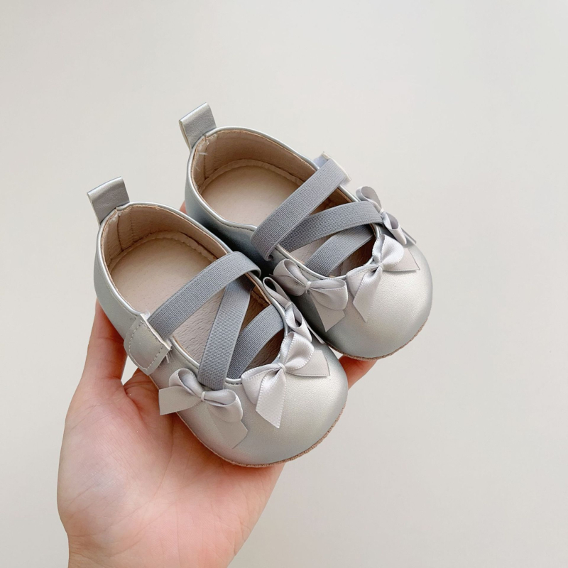 Dječje cipele u stilu princeze, Velcro kopčanje, gornji materijal od sintetičke kože, prozračne, protuklizna PVC potplata