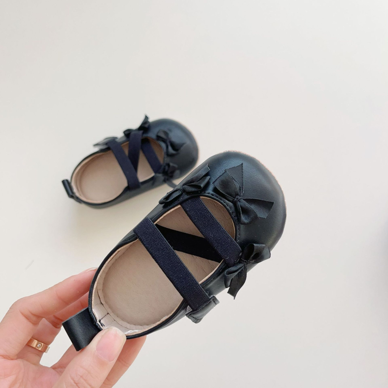 Dječje cipele u stilu princeze, Velcro kopčanje, gornji materijal od sintetičke kože, prozračne, protuklizna PVC potplata