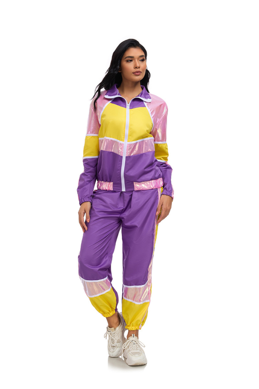 Zhu Mi Lian Unisex Lycra Scenski Kostim za Retro Disco, Hip-Hop i Rock Izvedbe (Proljeće 2026)