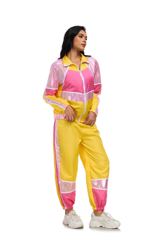 Zhu Mi Lian Unisex Lycra Scenski Kostim za Retro Disco, Hip-Hop i Rock Izvedbe (Proljeće 2026)