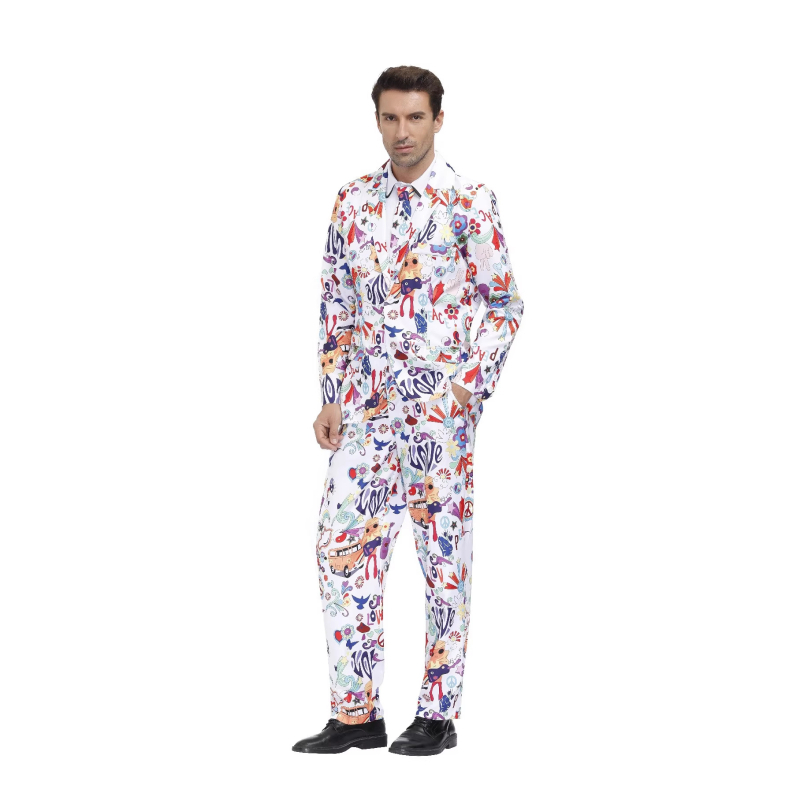 Zhu Mi Lian Unisex Lycra Scenski Kostim za Retro Disco, Hip-Hop i Rock Izvedbe (Proljeće 2026)