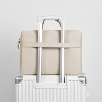 Taška na notebook s vzduchovou vankúšom, ultrakľahká, odolná voči opotrebeniu a nárazom; Oxford látka; dizajn pre ručné nosenie v štýle brašne; mestský minimalistický štýl