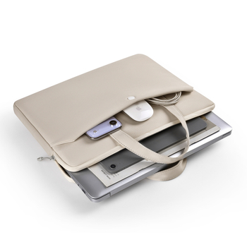 Taška na notebook s vzduchovou vankúšom, ultrakľahká, odolná voči opotrebeniu a nárazom; Oxford látka; dizajn pre ručné nosenie v štýle brašne; mestský minimalistický štýl