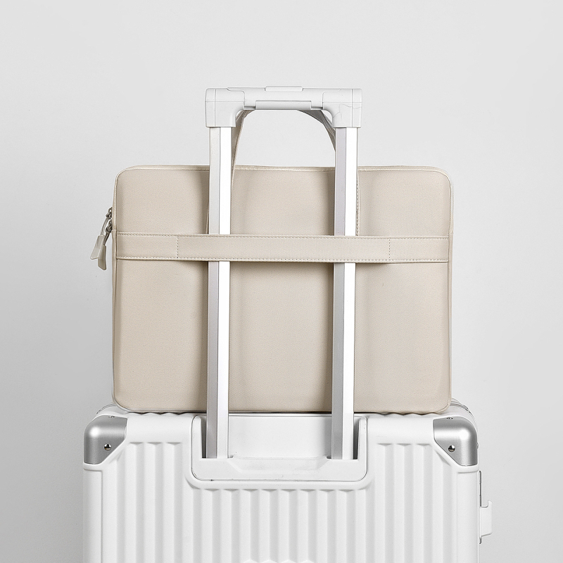 Taška na notebook s vzduchovou vankúšom, ultrakľahká, odolná voči opotrebeniu a nárazom; Oxford látka; dizajn pre ručné nosenie v štýle brašne; mestský minimalistický štýl