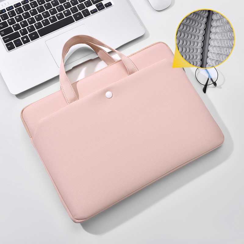 Taška na notebook s vzduchovou vankúšom, ultrakľahká, odolná voči opotrebeniu a nárazom; Oxford látka; dizajn pre ručné nosenie v štýle brašne; mestský minimalistický štýl