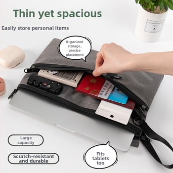 Sikadi Passport & Document Holder — Oxford Cloth, Anti-theft, Waterproof, Breathable, Polyester Lining