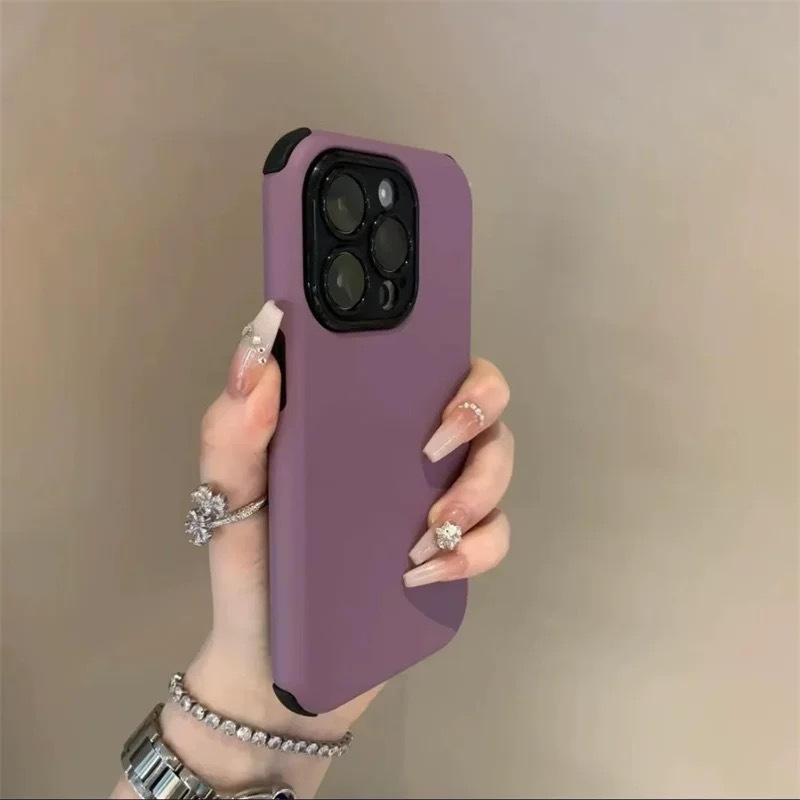 Chaohsi futrola za iPhone – PC materijal, otpornost na pad, sprej završna obrada, kompatibilno s iPhone 11–14