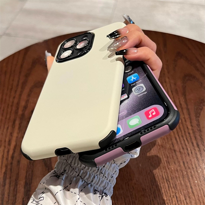 Chaohsi futrola za iPhone – PC materijal, otpornost na pad, sprej završna obrada, kompatibilno s iPhone 11–14