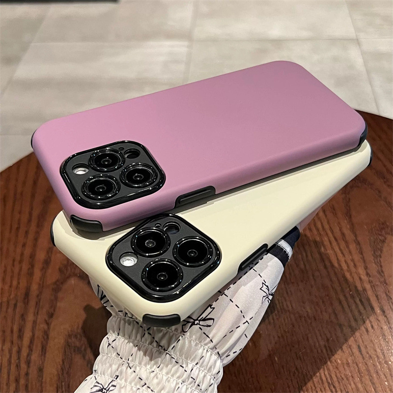 Chaohsi futrola za iPhone – PC materijal, otpornost na pad, sprej završna obrada, kompatibilno s iPhone 11–14