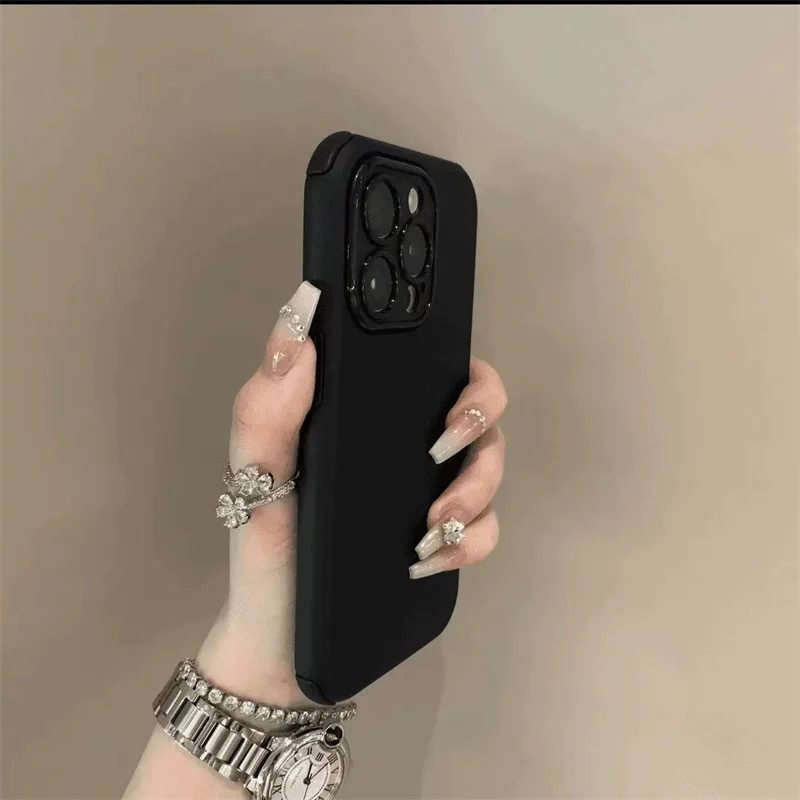 Chaohsi futrola za iPhone – PC materijal, otpornost na pad, sprej završna obrada, kompatibilno s iPhone 11–14