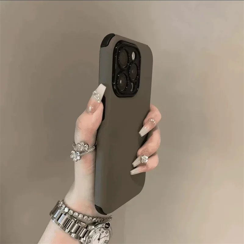 Chaohsi futrola za iPhone – PC materijal, otpornost na pad, sprej završna obrada, kompatibilno s iPhone 11–14