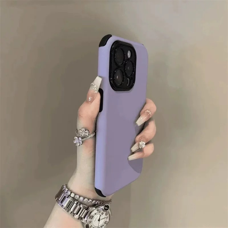 Chaohsi futrola za iPhone – PC materijal, otpornost na pad, sprej završna obrada, kompatibilno s iPhone 11–14