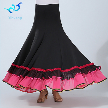 Suknja za standardni ples – 95% mliječno svila, 5% poliester; žena, proljeće 2026