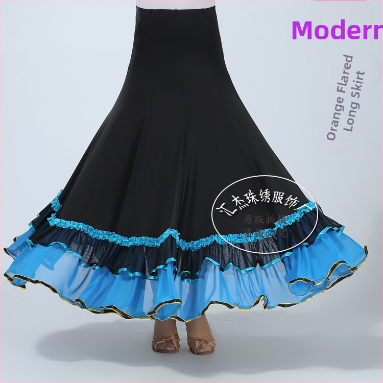 Suknja za standardni ples – 95% mliječno svila, 5% poliester; žena, proljeće 2026