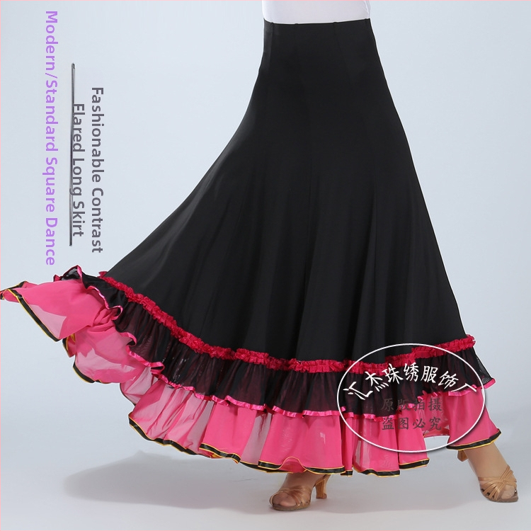 Suknja za standardni ples – 95% mliječno svila, 5% poliester; žena, proljeće 2026