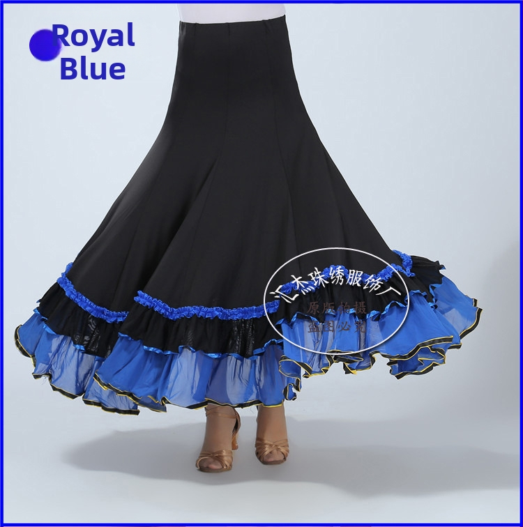 Suknja za standardni ples – 95% mliječno svila, 5% poliester; žena, proljeće 2026